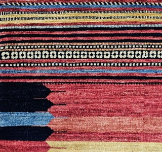 Afghan Tribal Gabbeh Rainbow