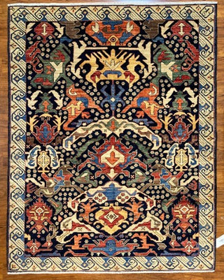 Gold Lions and Blue Birds