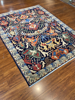 Gold Lions and Blue Birds