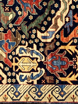 Gold Lions and Blue Birds