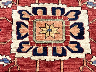 Afghan Tribal Serapi Blue Medallion