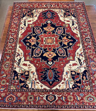 Afghan Tribal Serapi Blue Medallion