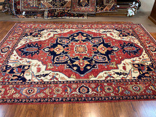 Afghan Tribal Serapi Blue Medallion