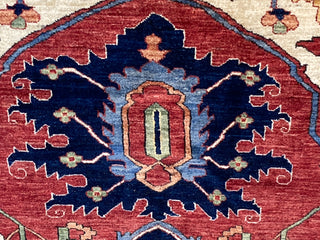 Afghan Tribal Serapi Blue Medallion