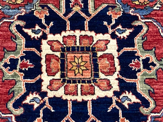 Afghan Tribal Serapi Red Medallion