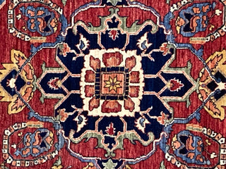 Afghan Tribal Serapi Red Medallion