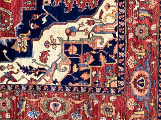 Afghan Tribal Serapi Red Medallion