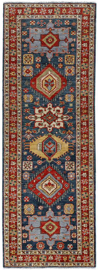 Afghan Tribal Runner Karabagh Blue