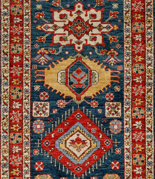 Afghan Tribal Runner Karabagh Blue