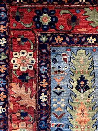 Afghan Tribal Tree Of Life Azure