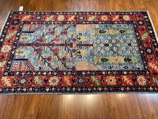 Afghan Tribal Tree Of Life Azure