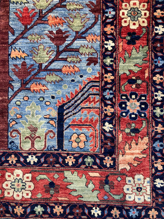 Afghan Tribal Tree Of Life Azure