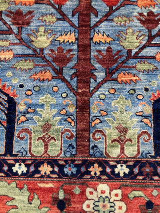 Afghan Tribal Tree Of Life Azure