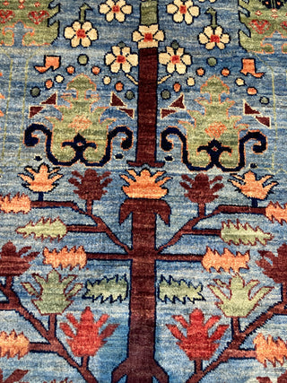 Afghan Tribal Tree Of Life Azure