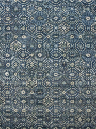 Diamond Vines Blue