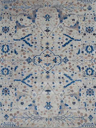 Classic Bidjar Ivory Blue