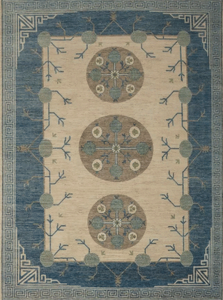 Khotan Ivory Blue