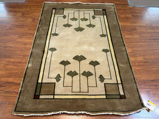 Ginkgo Oatmeal 4x6. OTHER SIZES AVAILABLE!
