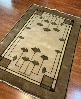 Ginkgo Oatmeal 4x6. OTHER SIZES AVAILABLE!