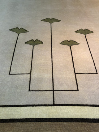 Ginkgo Oatmeal 9x12. OTHER SIZES AVAILABLE!