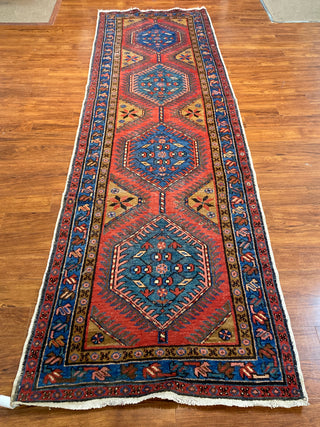 Antique Karadje Runner. 3'1''x10'9''
