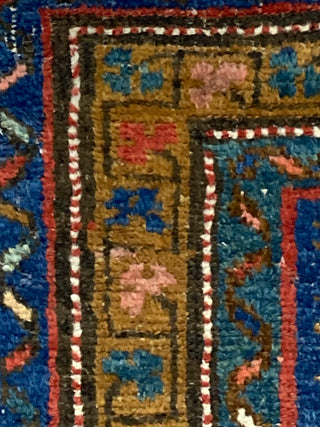 Antique Persian Heriz Runner. 2'10''x10'