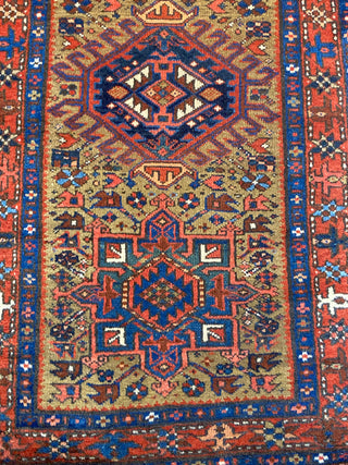 Antique Karadje Runner. 2'10''x11'2''