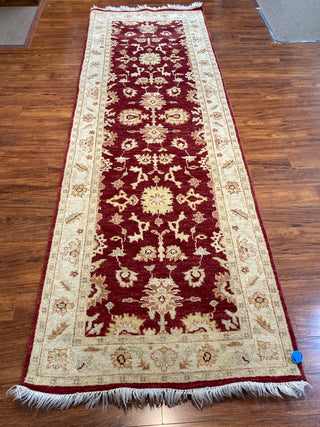 Indian Oushak Runner. 3'x9'10''