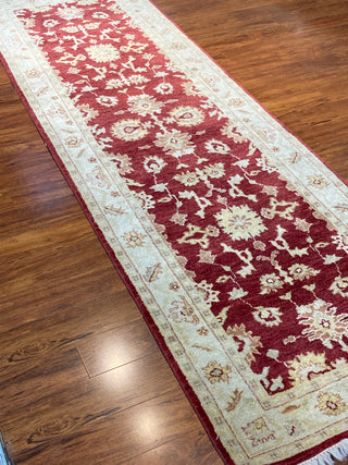 Indian Oushak Runner. 3'x9'10''