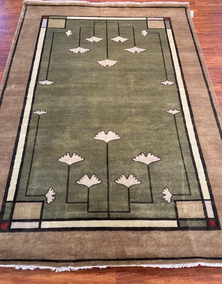 Ginkgo Sage 5x7. Reduced From $2170 to only $750! OTHER SIZES AVAILABLE!