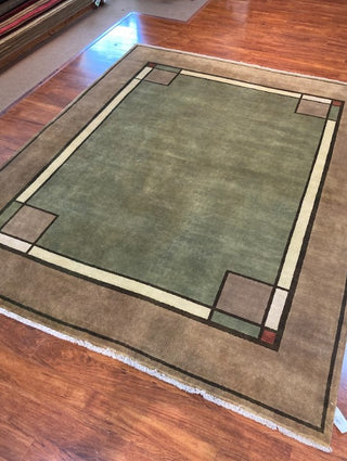Ginkgo Sage Border 8x10. 50% Off. Only $2480! OTHER SIZES AVAILABLE!