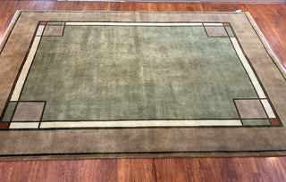 Ginkgo Sage Border 8x10. 50% Off. Only $2480! OTHER SIZES AVAILABLE!