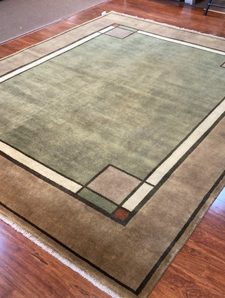 Ginkgo Sage Border 8x10. 50% Off. Only $2480! OTHER SIZES AVAILABLE!