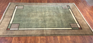 Ginkgo Sage Border 8x10. 50% Off. Only $2480! OTHER SIZES AVAILABLE!