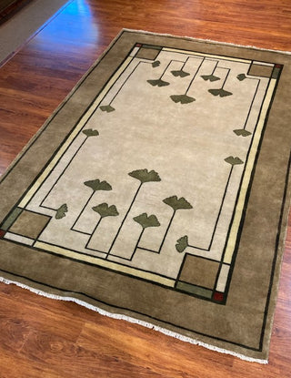 Ginkgo Oatmeal 6x9. Discounted over 50%! Only $1495! OTHER SIZES AVAILABLE!