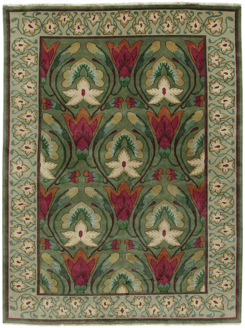 PC-04A Stephanotis Flower Area Rugs