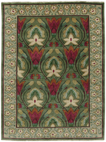 PC-04A Stephanotis Flower Area Rugs