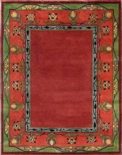 PC-08A Voysey Border Area Rugs