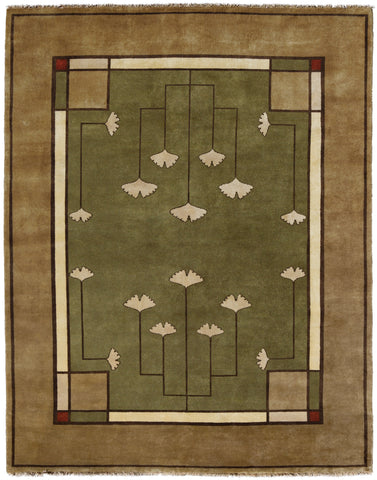 PC-21B Ginkgo Sage Area Rugs and Runners