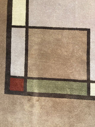 Ginkgo Oatmeal Border 10x14. Down From $8680 To Only $3995! OTHER SIZES AVAILABLE!