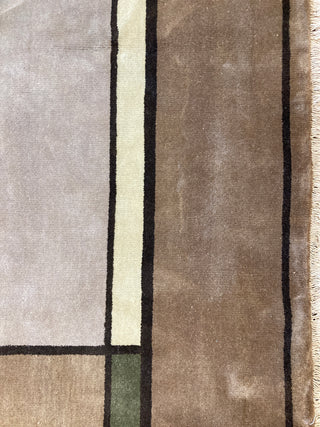 Ginkgo Oatmeal Border 10x14. Down From $8680 To Only $3995! OTHER SIZES AVAILABLE!