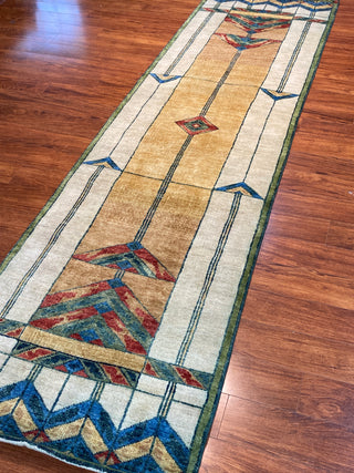 Stained Glass Gold 10 Foot Runner. Reduced From $1550 To Only $695! OTHER SIZES AVAILABLE!