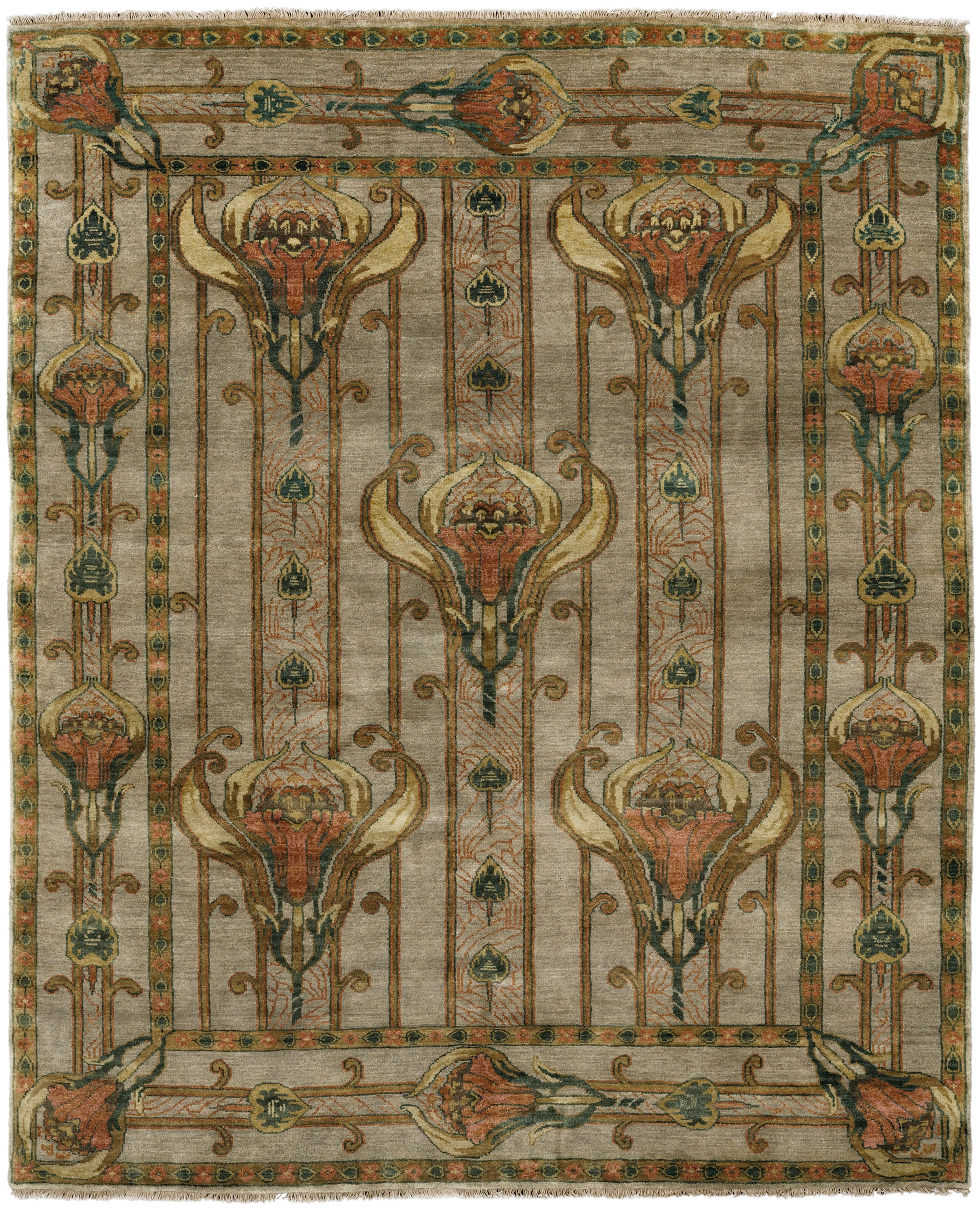 PC-56B Field Lillies Area Rugs