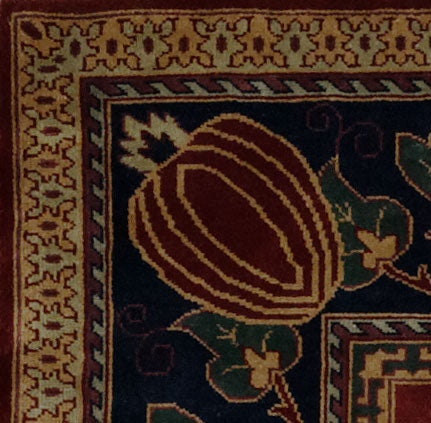 PC-07C Oak Park Mahogany Border Area Rugs