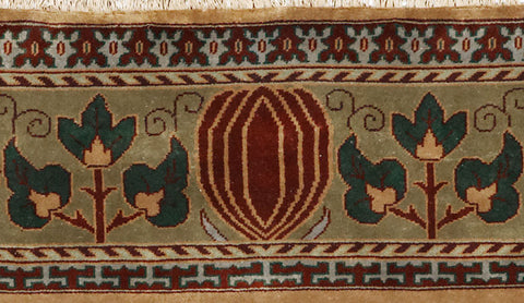 PC-07B Oak Park Gold Area Rugs and Runners